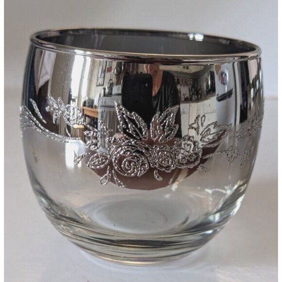 MCM Set Of 6 Dorothy Thorpe Whiskey Brandy Glass Tumbler+ 6 Shots Sandblasted - Picture 12 of 15